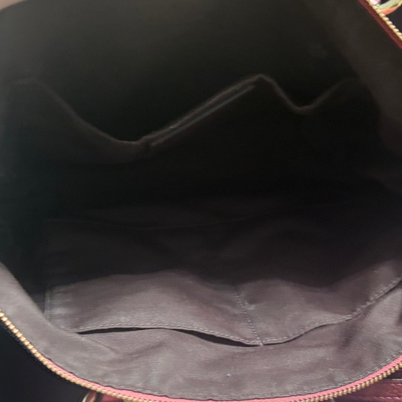 Coach Kelsey Metallic Berry Leather Shoulder Bag - Picture 2 of 11